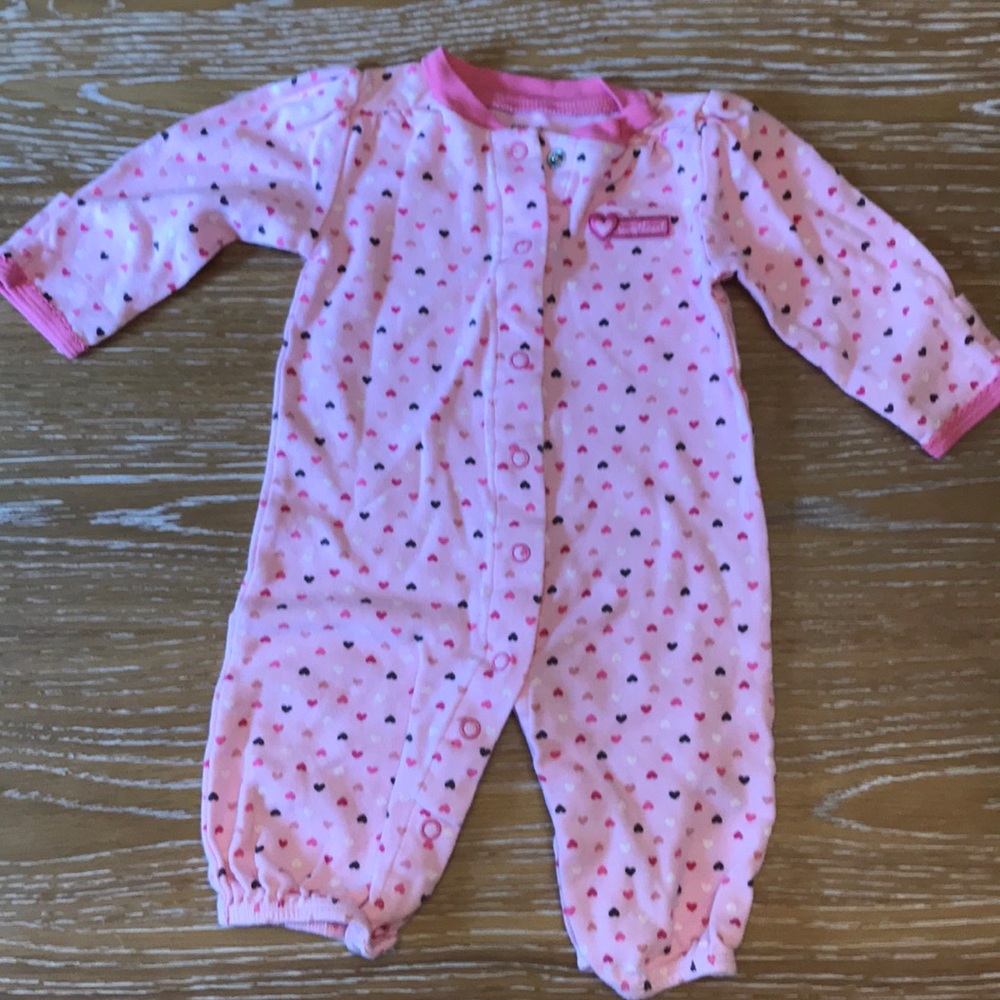Heart Pajamas/Body Suit